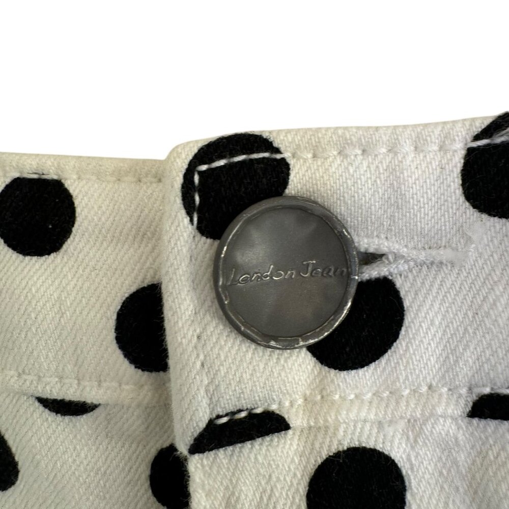 NWT! 3 For $15‼️ BUNDLE & SAVE London Jean High Rise Polka Dots Shorts Size 0 - Picture 3 of 8